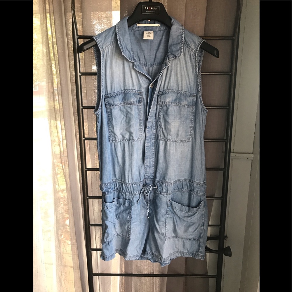 & Denim jean jumper